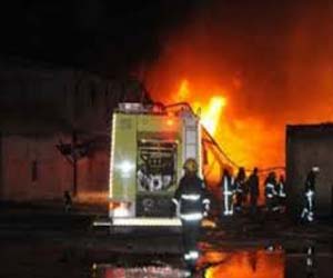   مصر اليوم - حريق في بدروم مستشفى الهلال في سوهاج